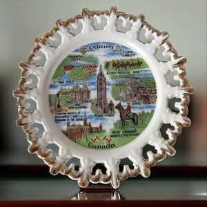 VTG - Ottawa Commemorative Souvenir Decorative Plate - Wall Hanging Decor Piece